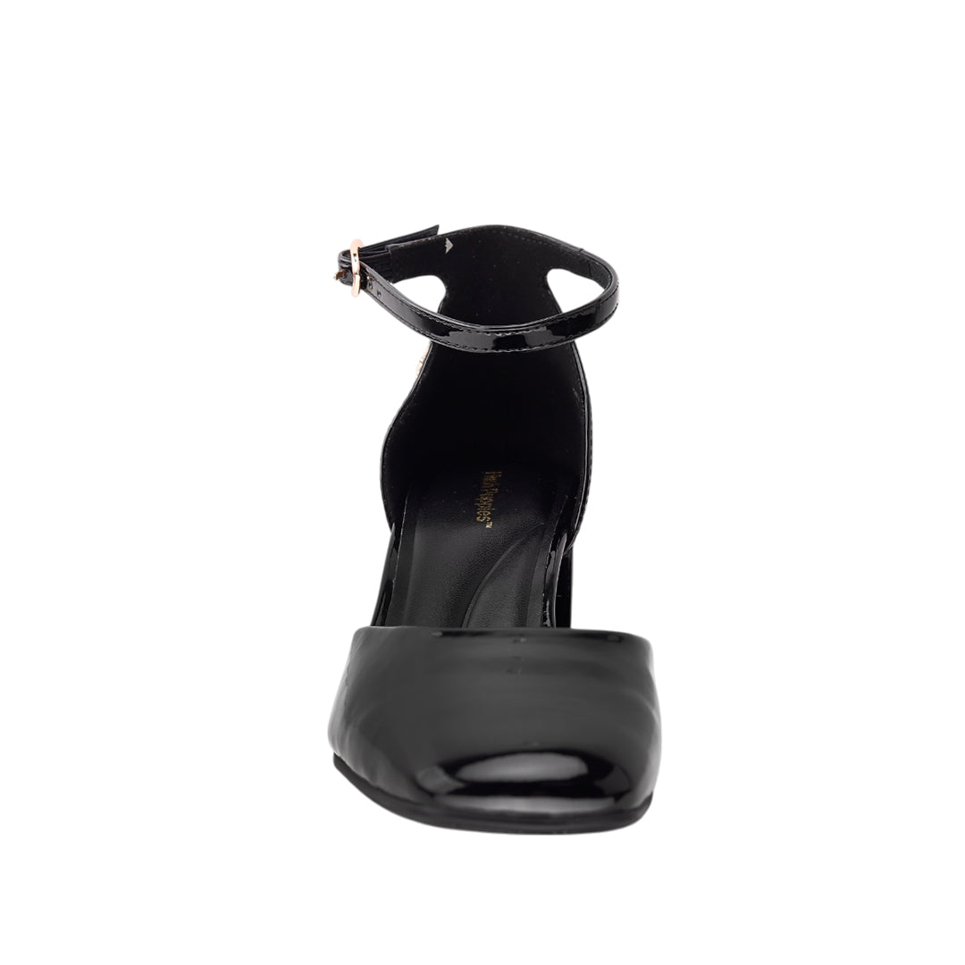 Tacones ankle strap Yolly para mujer color negro