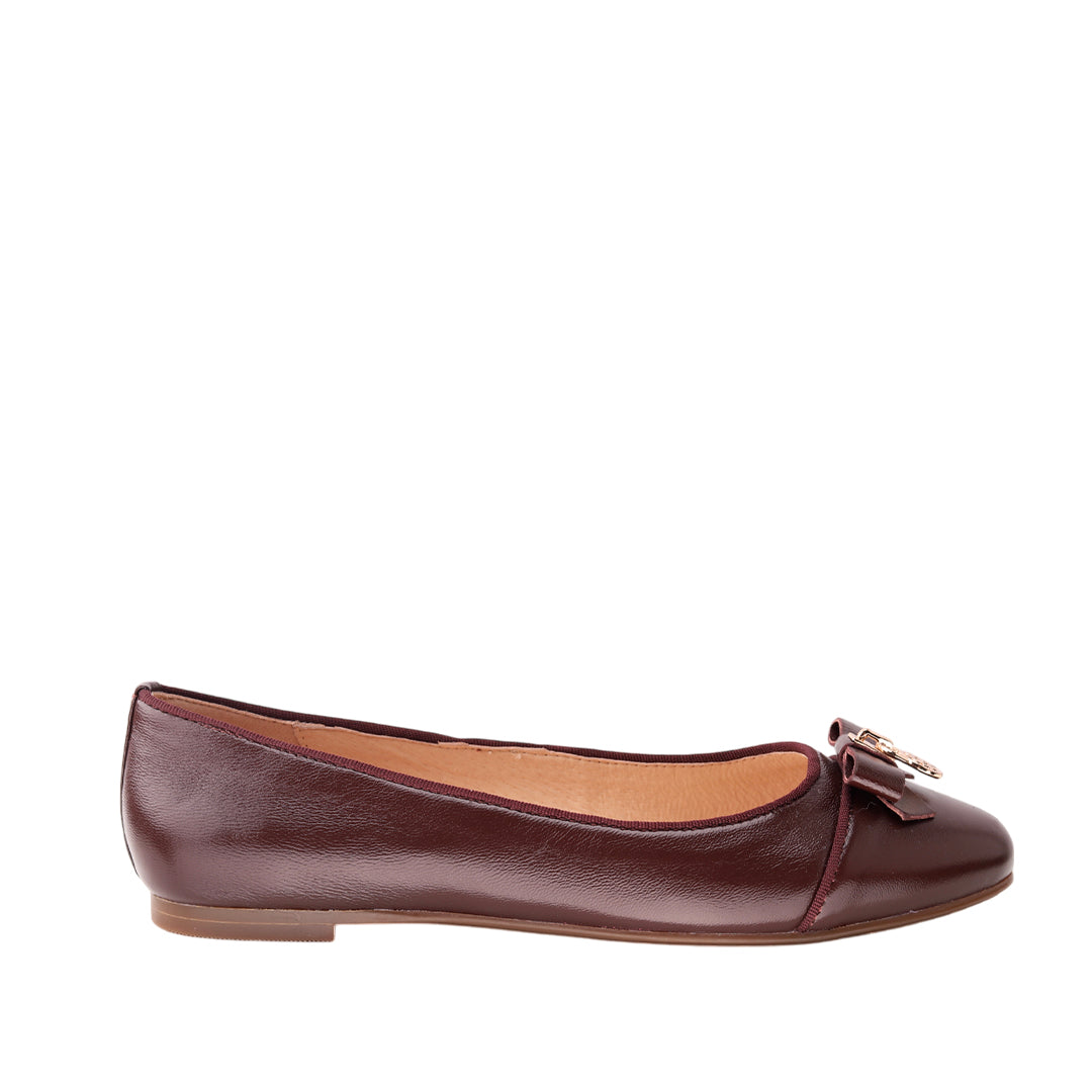Ballerinas Zafra para mujer color burgundy