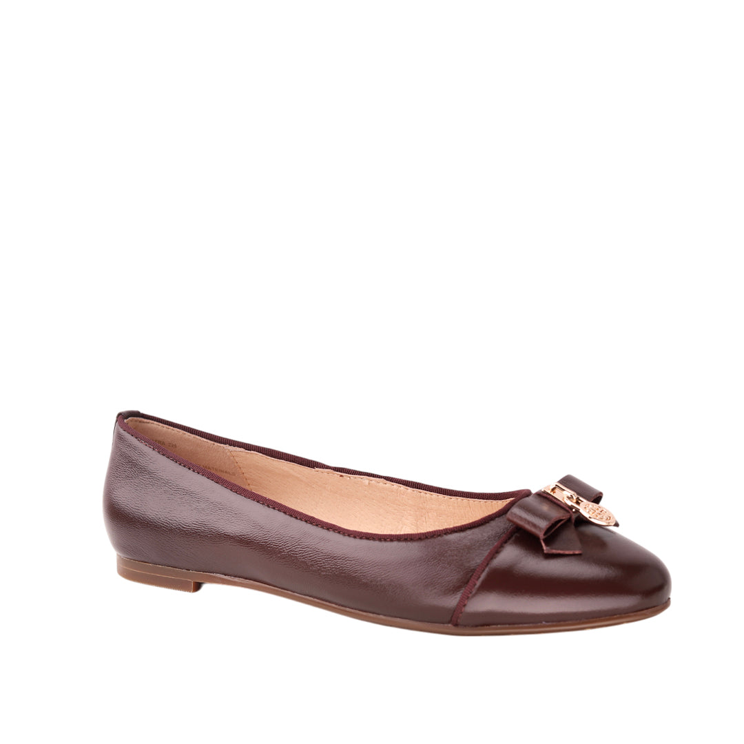 Ballerinas Zafra para mujer color burgundy
