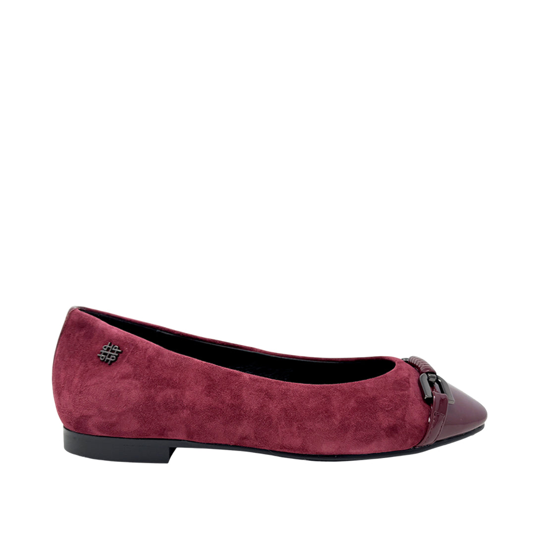 Ballerinas Soma para mujer color burgundy