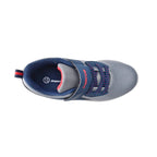 Tennis Eduardo para niño color gris y azul