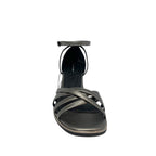 Sandalias de cuña Nathy para mujer color plateado