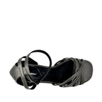 Sandalias de cuña Nathy para mujer color plateado