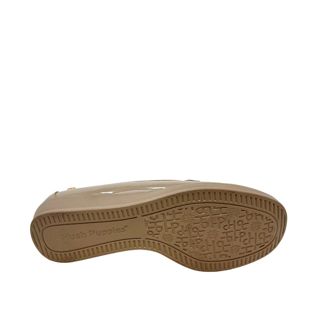 Mocasines de cuña Maritzza 3 para mujer color plateado