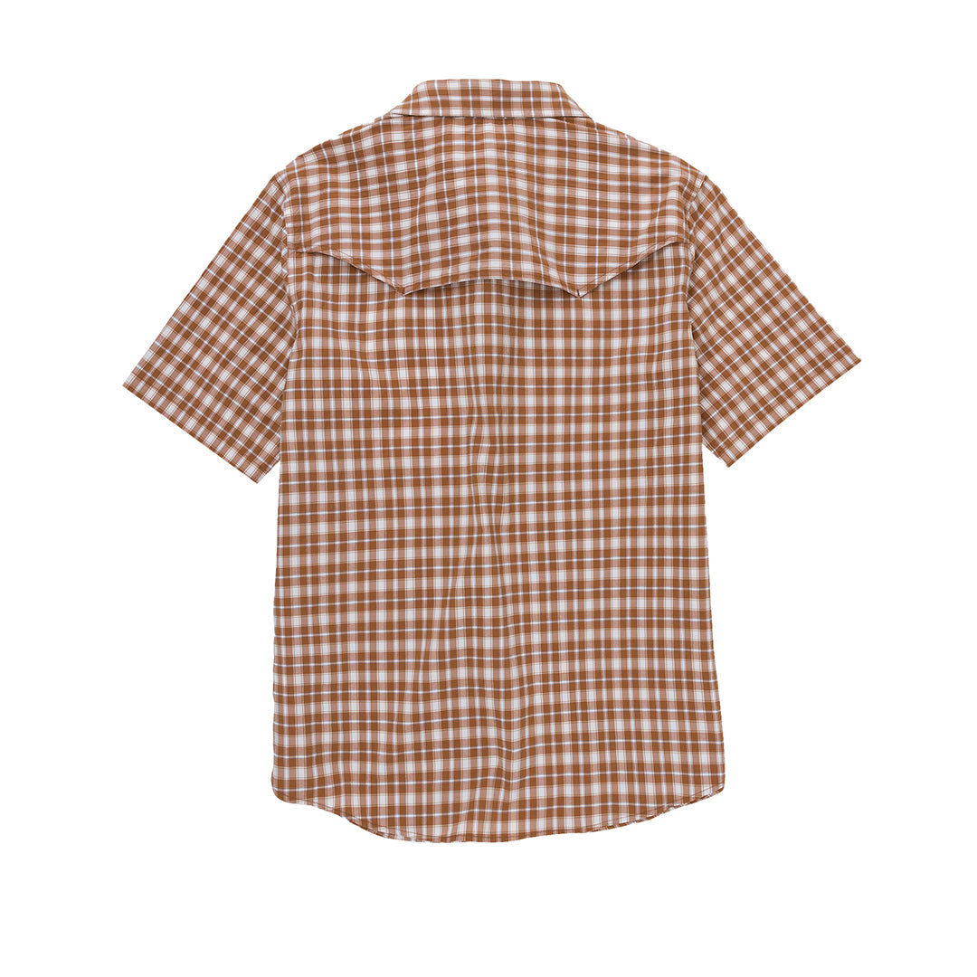 Camisa Western para hombre color bronce