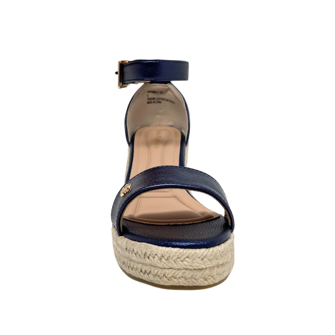 Sandalias de cuña Priyanka 2 para mujer color navy