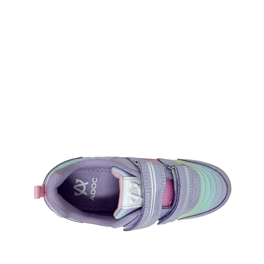 Sneakers con luces Vasilia para niña color lila