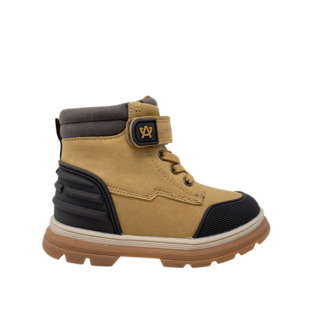 Botas Wallis para infante color tan