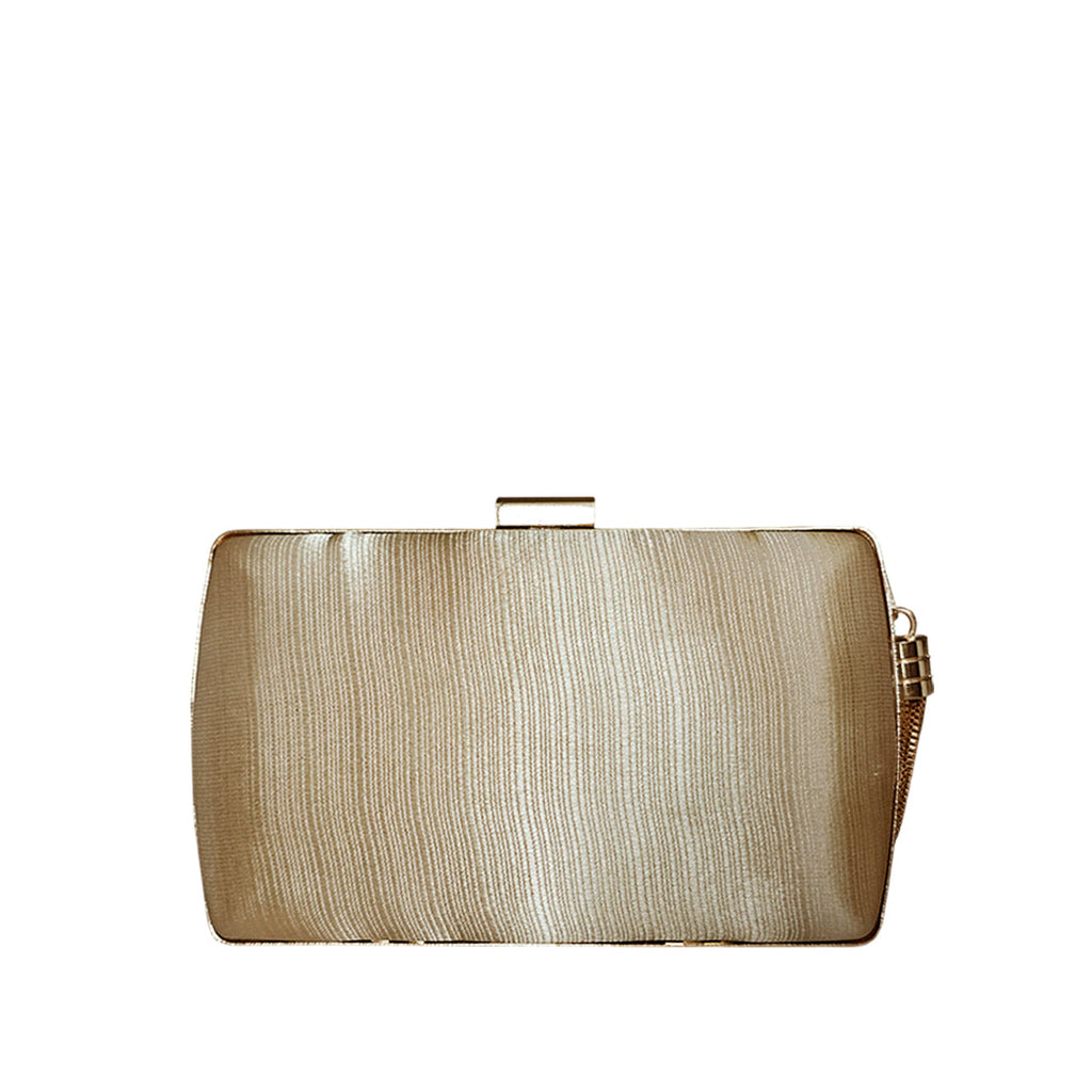 Cartera crossbody Laia para mujer color dorado