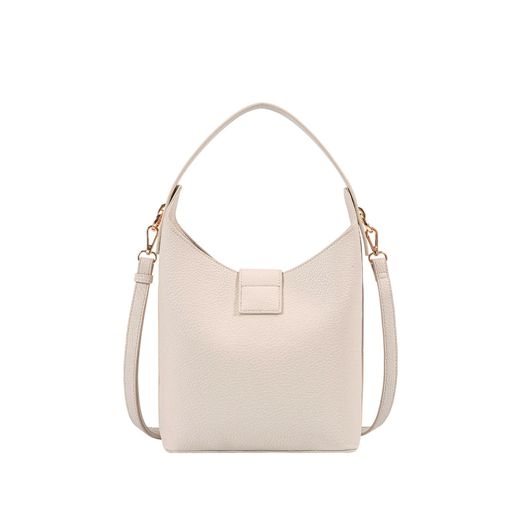 Cartera hobo Serra para mujer color hueso