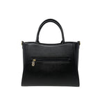 Cartera satchel Uga para mujer color negro