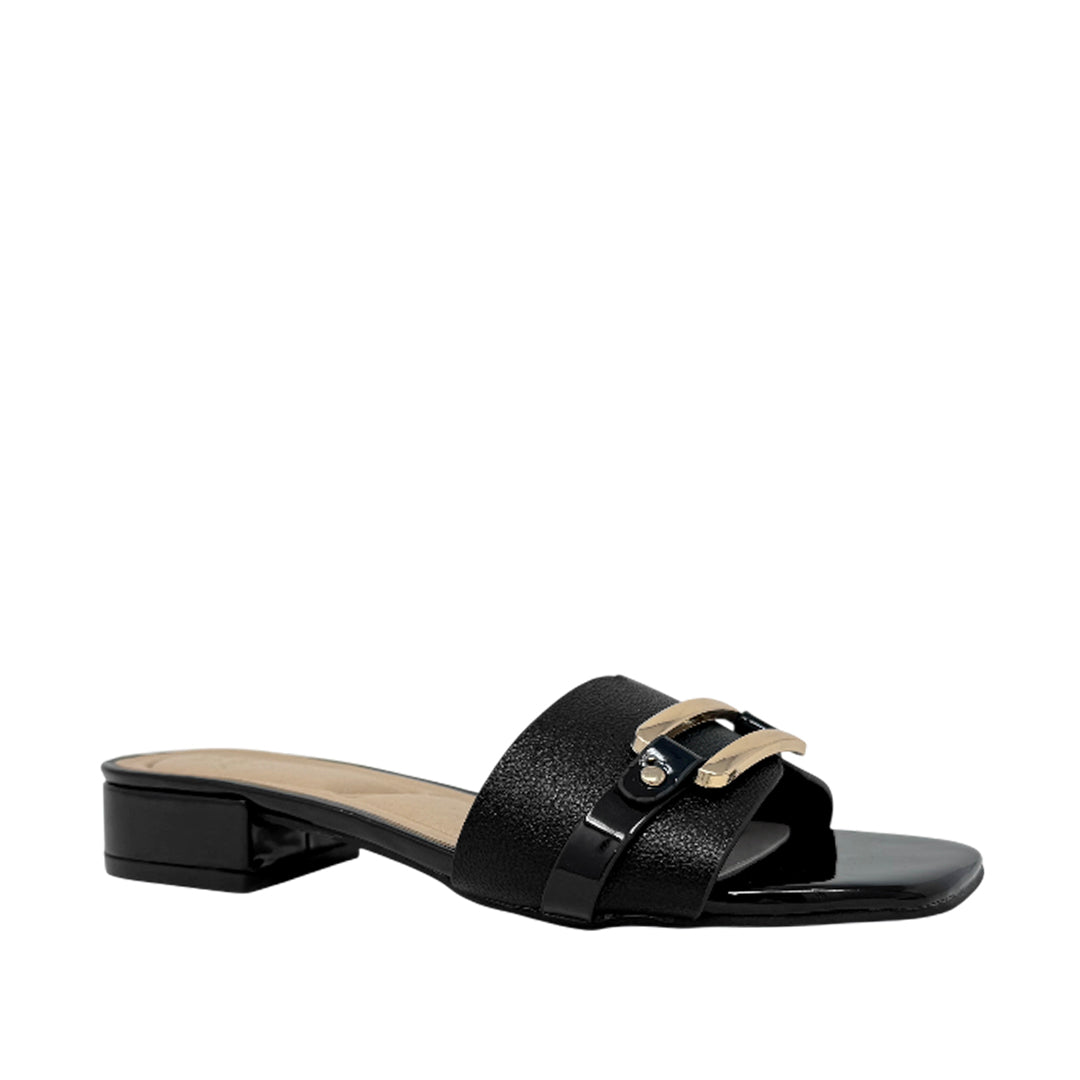 Sandalias de tacón Yoshida para mujer color negro