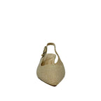 Tacones kitten Ibbey para mujer color dorado