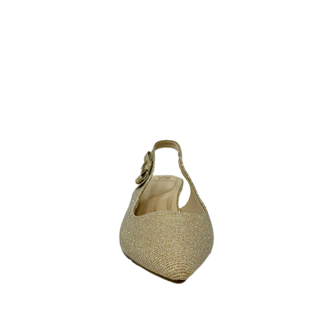 Tacones kitten Ibbey para mujer color dorado