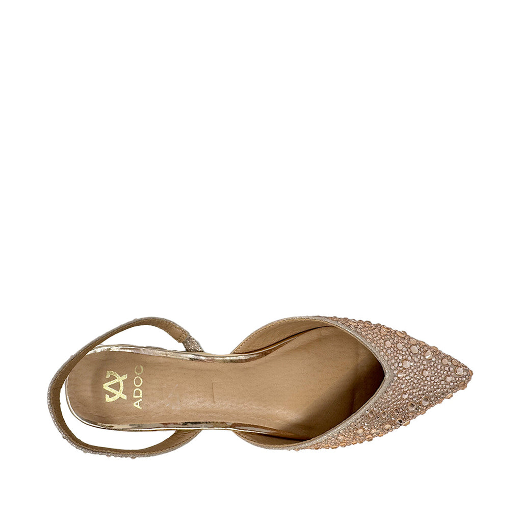 Ballerinas slingback Sonnet para mujer color dorado