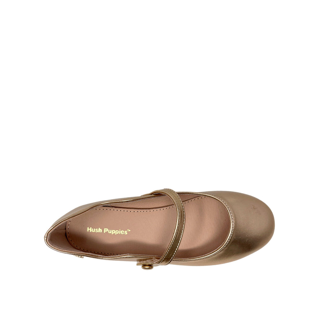 Ballerinas Niza para niña color oro rosa