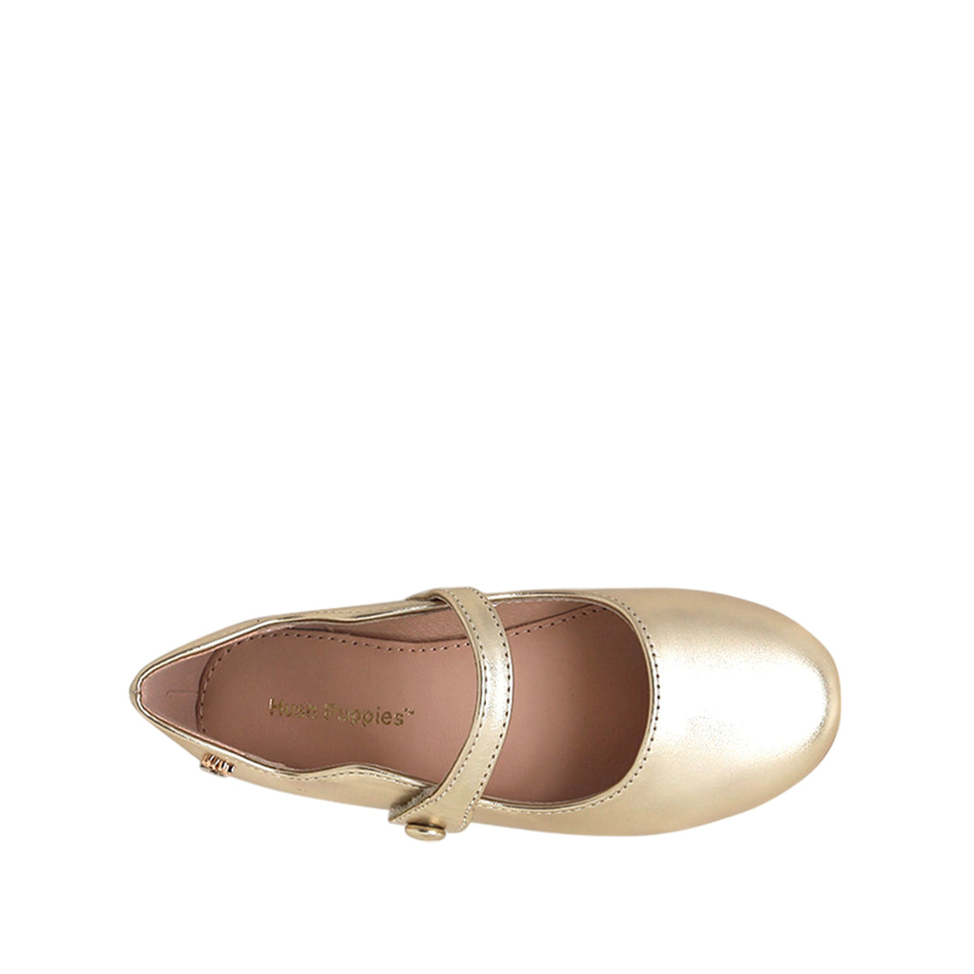 Ballerinas Niza para niña color dorado