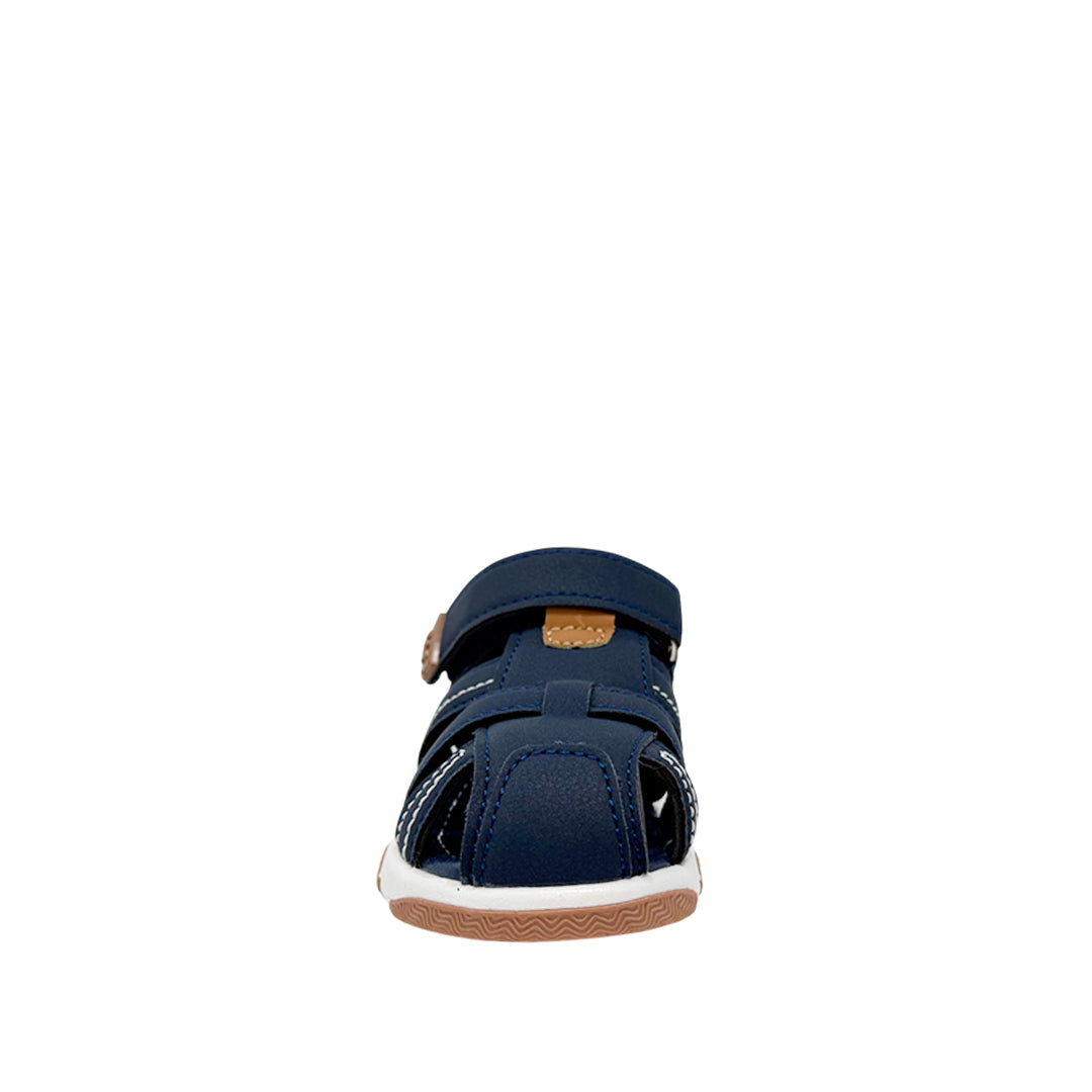 Sandalias Willy para infante color navy