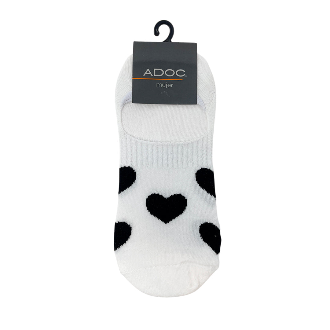 Punteras invisibles Bigcora unisex color blanco