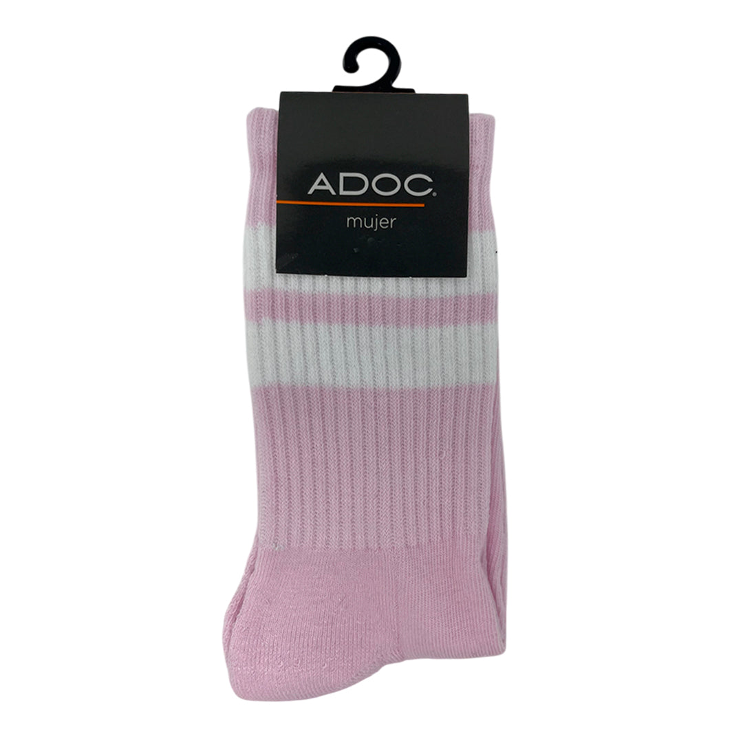 Calcetines Retro unisex color rosado