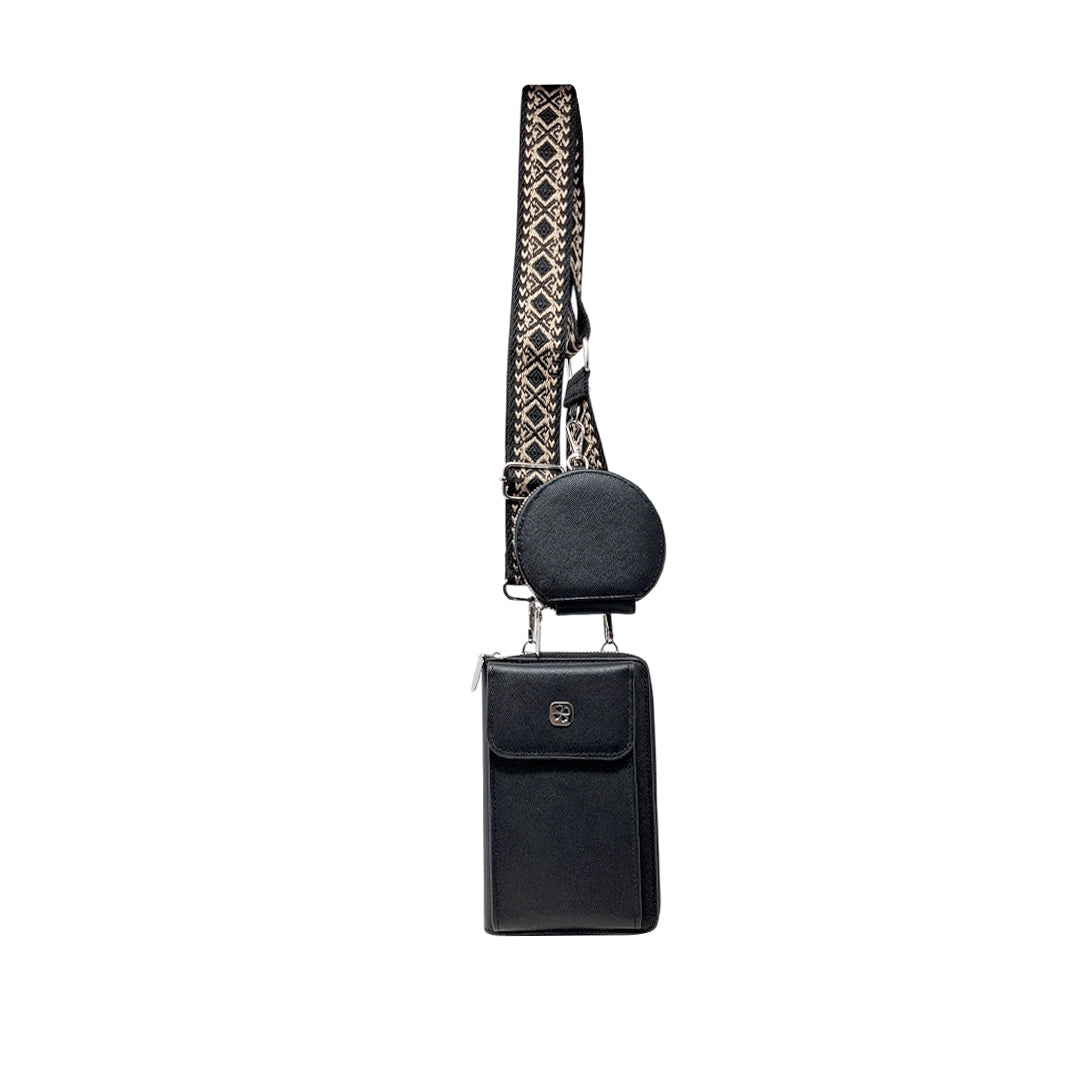 Billetera Lory para mujer color negro