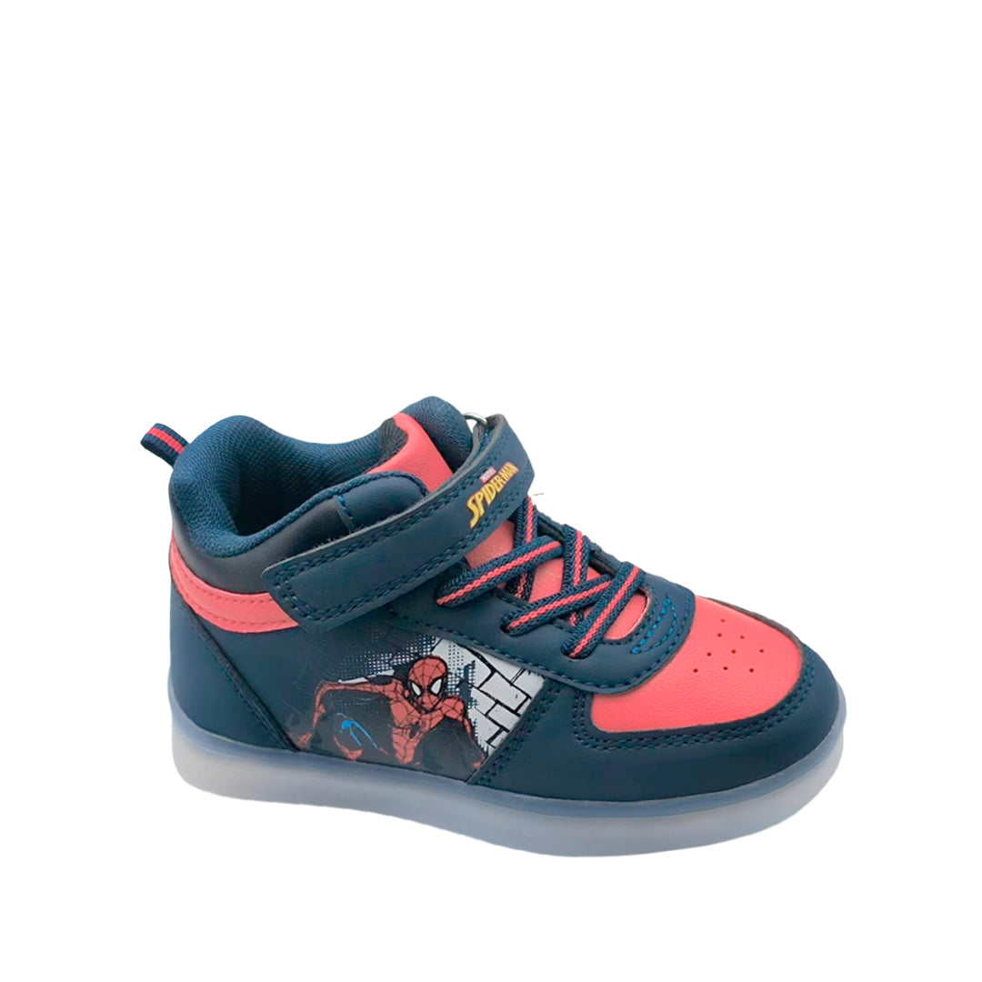 Botas Spiderman para niño color navy