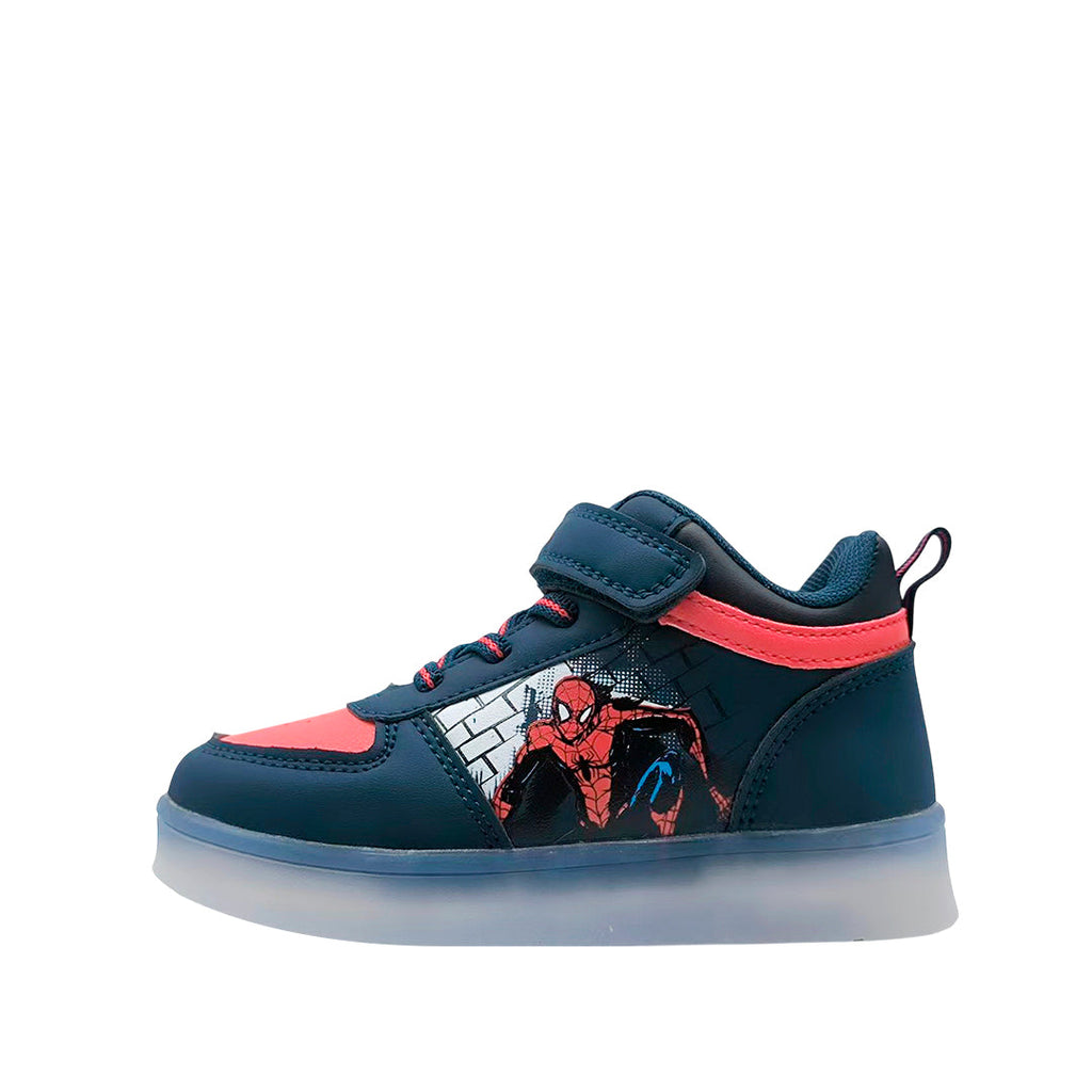 Botas Spiderman para niño color navy