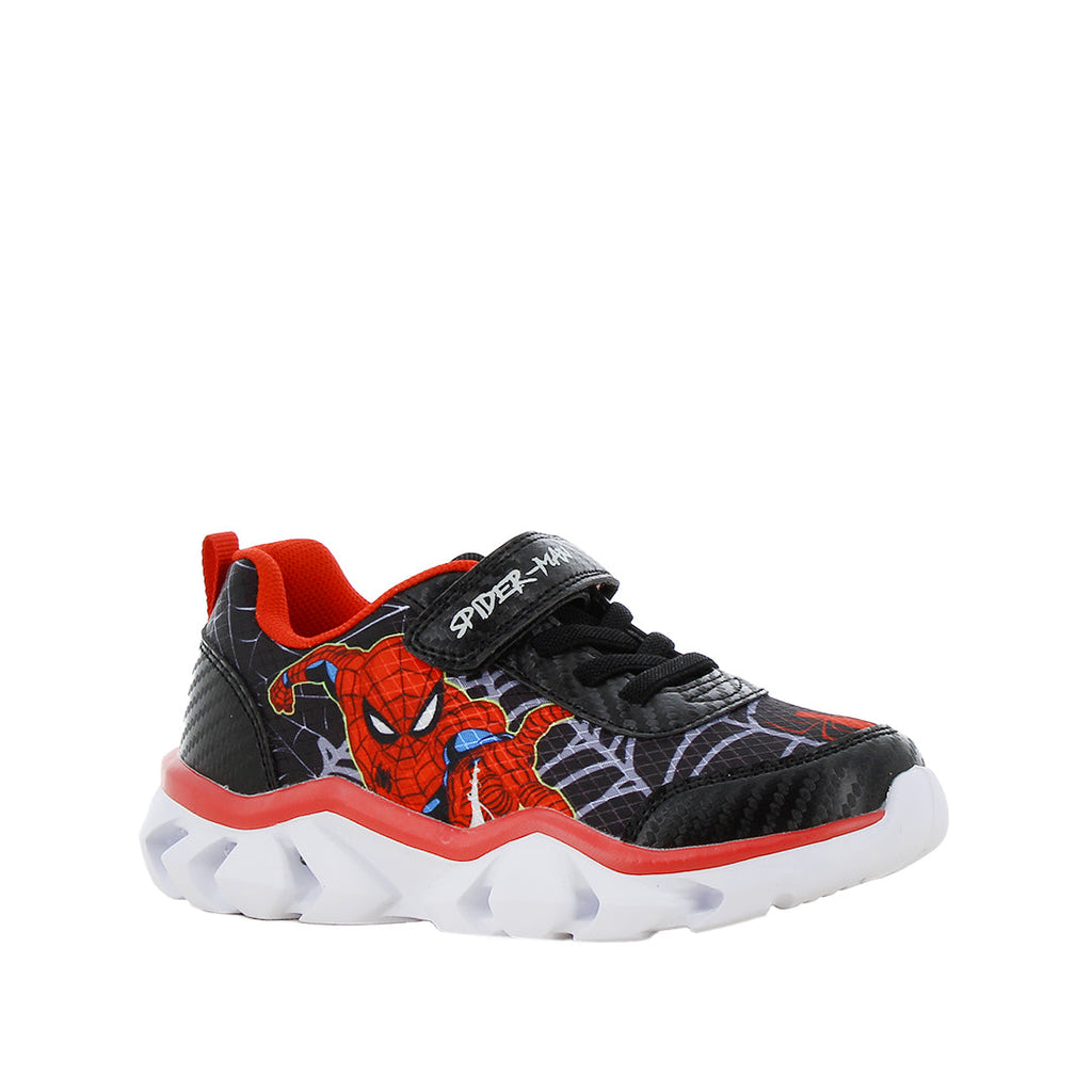 Tennis Spiderman para niño color negro