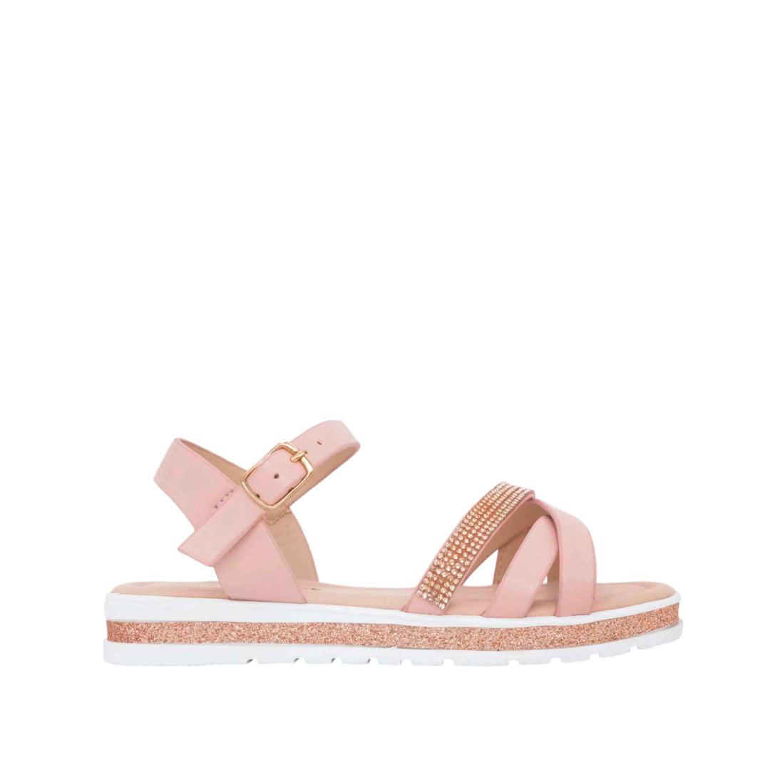 Sandalias Ari para niña color rosado