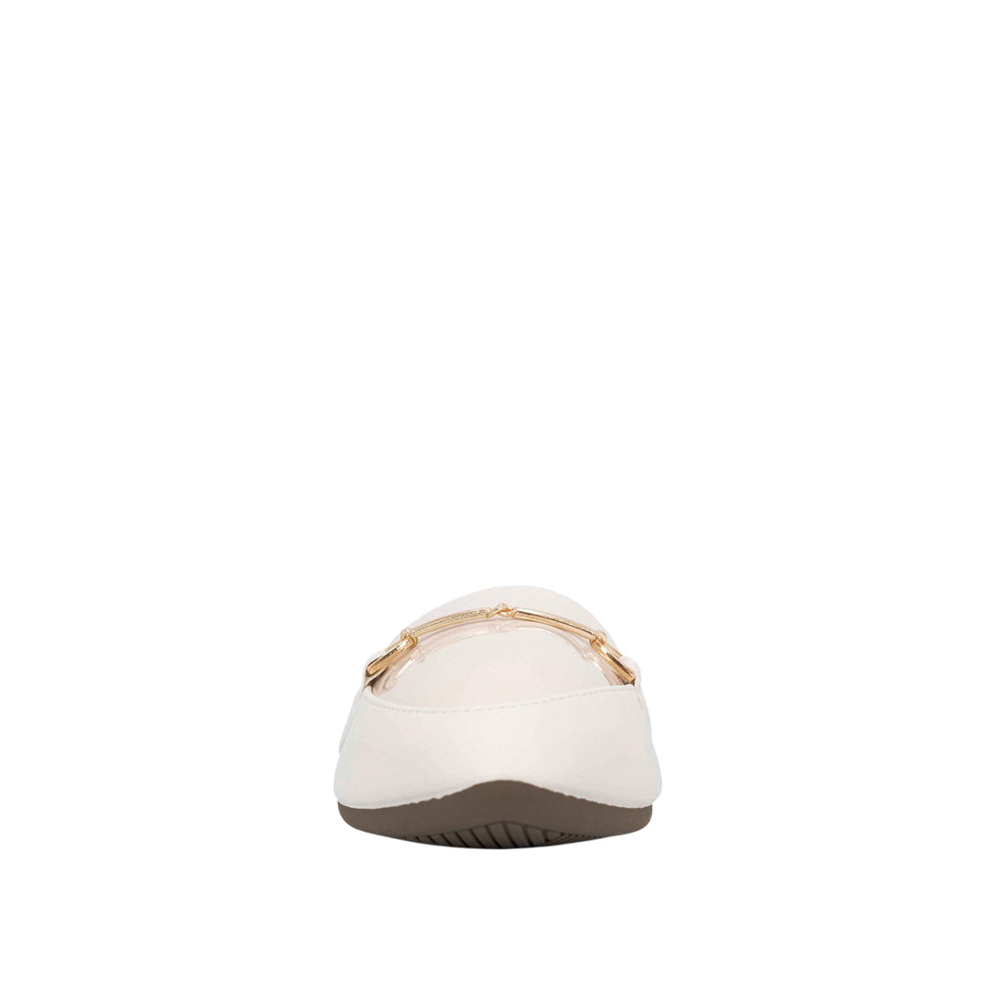 Mocasines Andrea para mujer color hueso