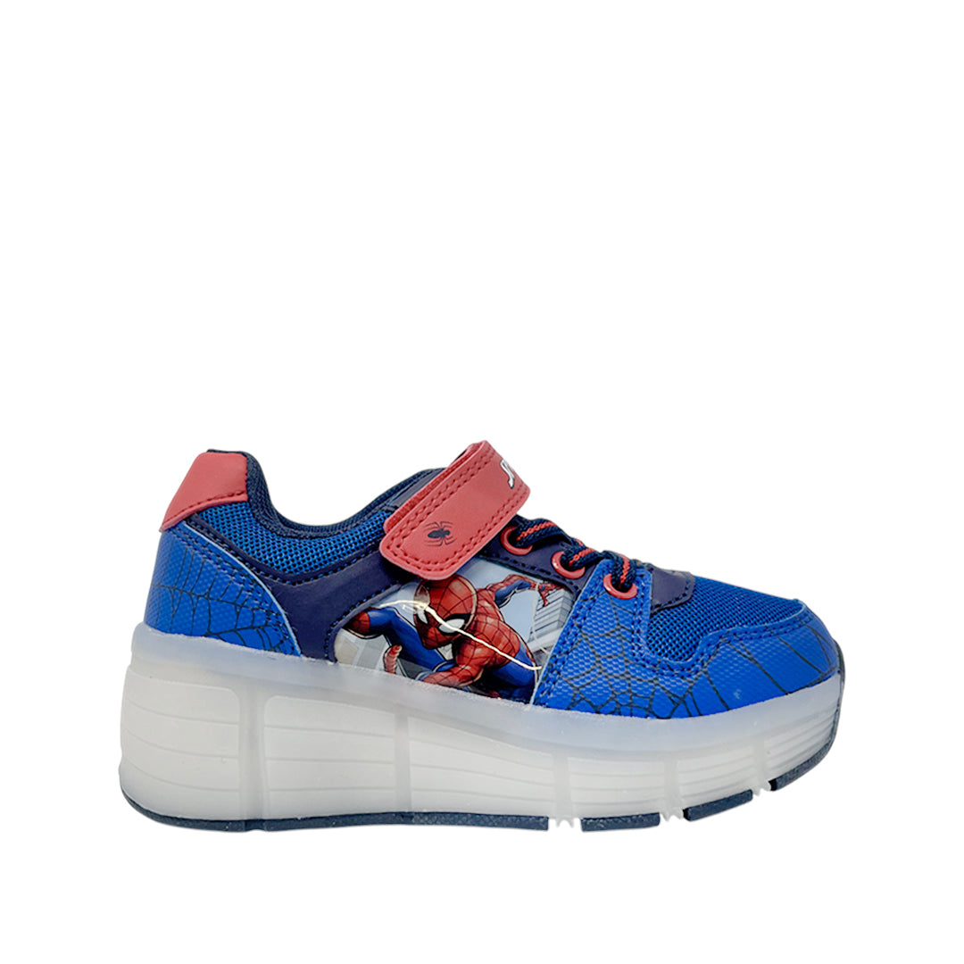 Tennis Spiderman para niño color azul