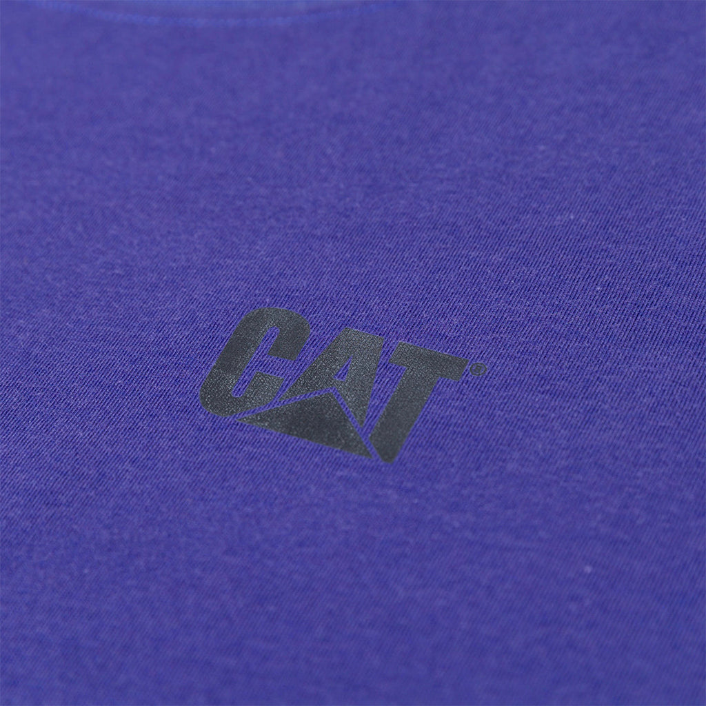 Camiseta Cat Logo para mujer color morado