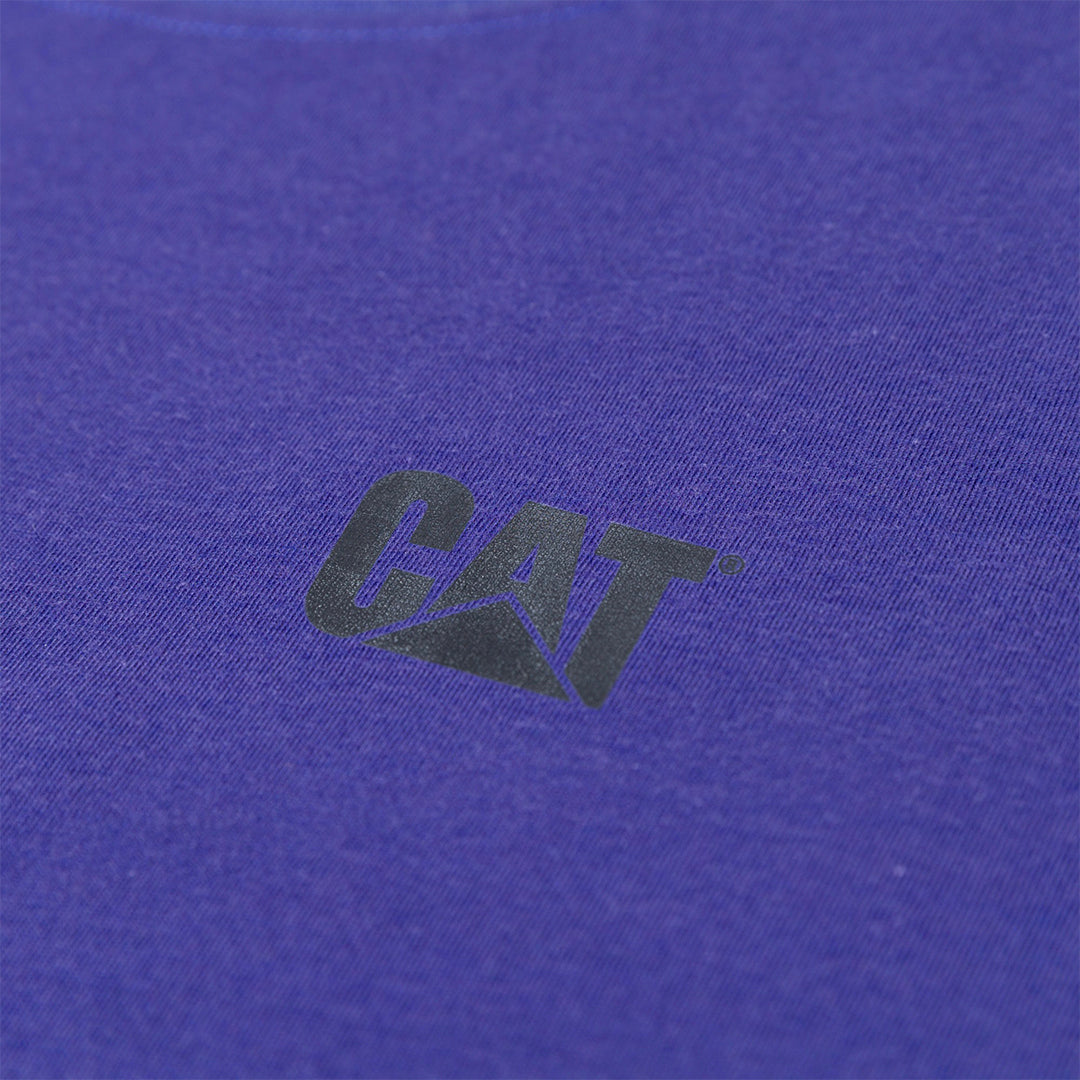 Camiseta Cat Logo para mujer color morado