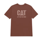 Camiseta Do The Work Graphic para hombre color café