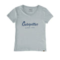 Camiseta Metallic V-Neck para mujer color verde