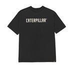 Camiseta Caterpillar Puff para hombre color negro