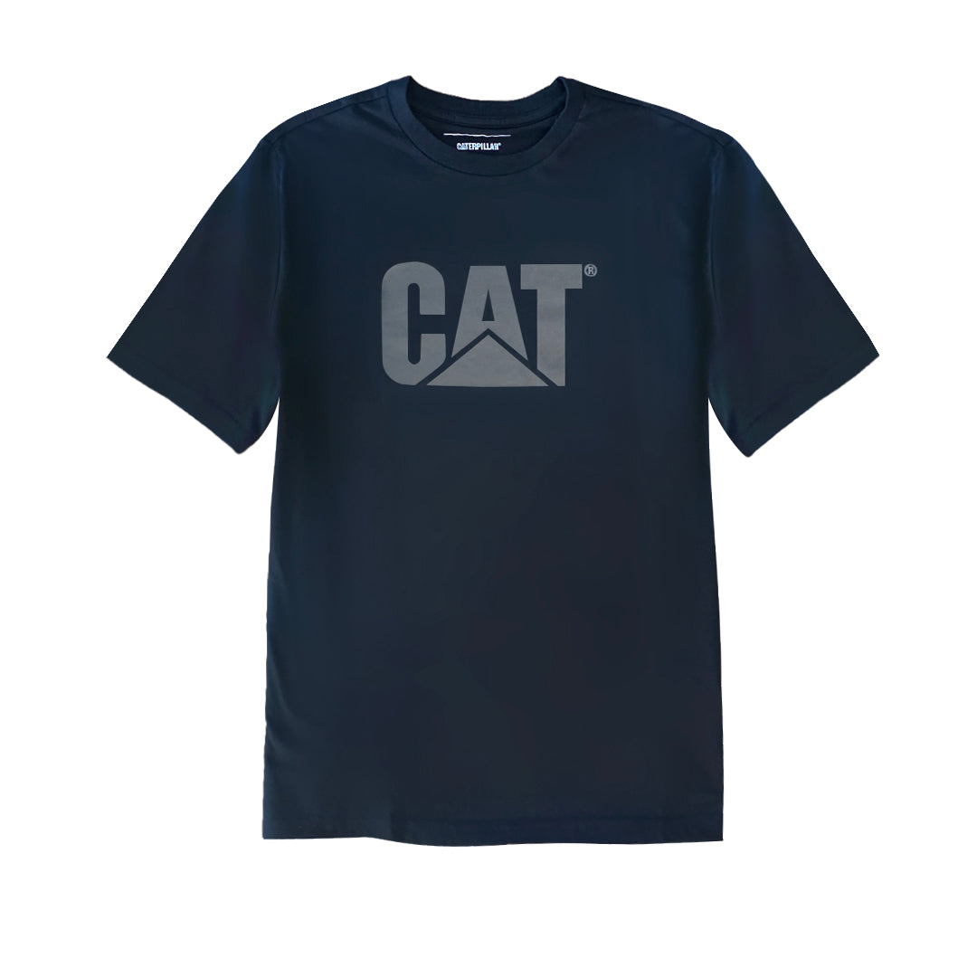 Camiseta Cat Logo para hombre color negro