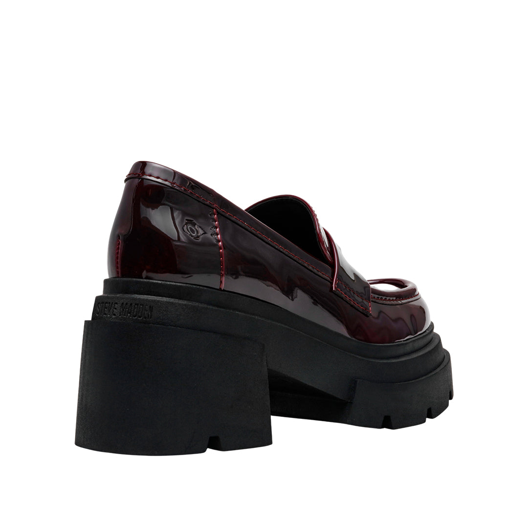 Mocasines Turnout para mujer color vino