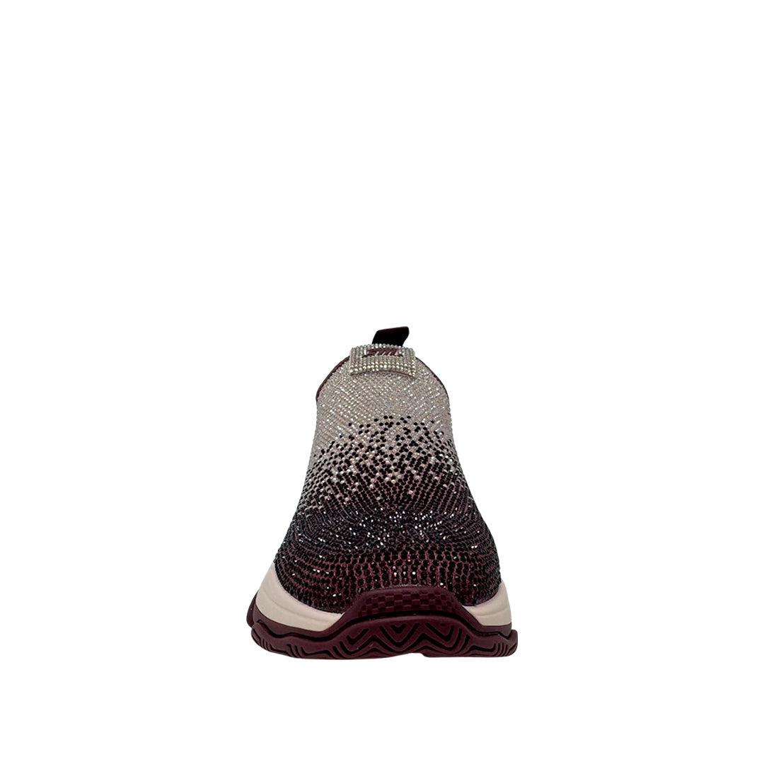 Sneakers slip on Mythical para mujer color vino