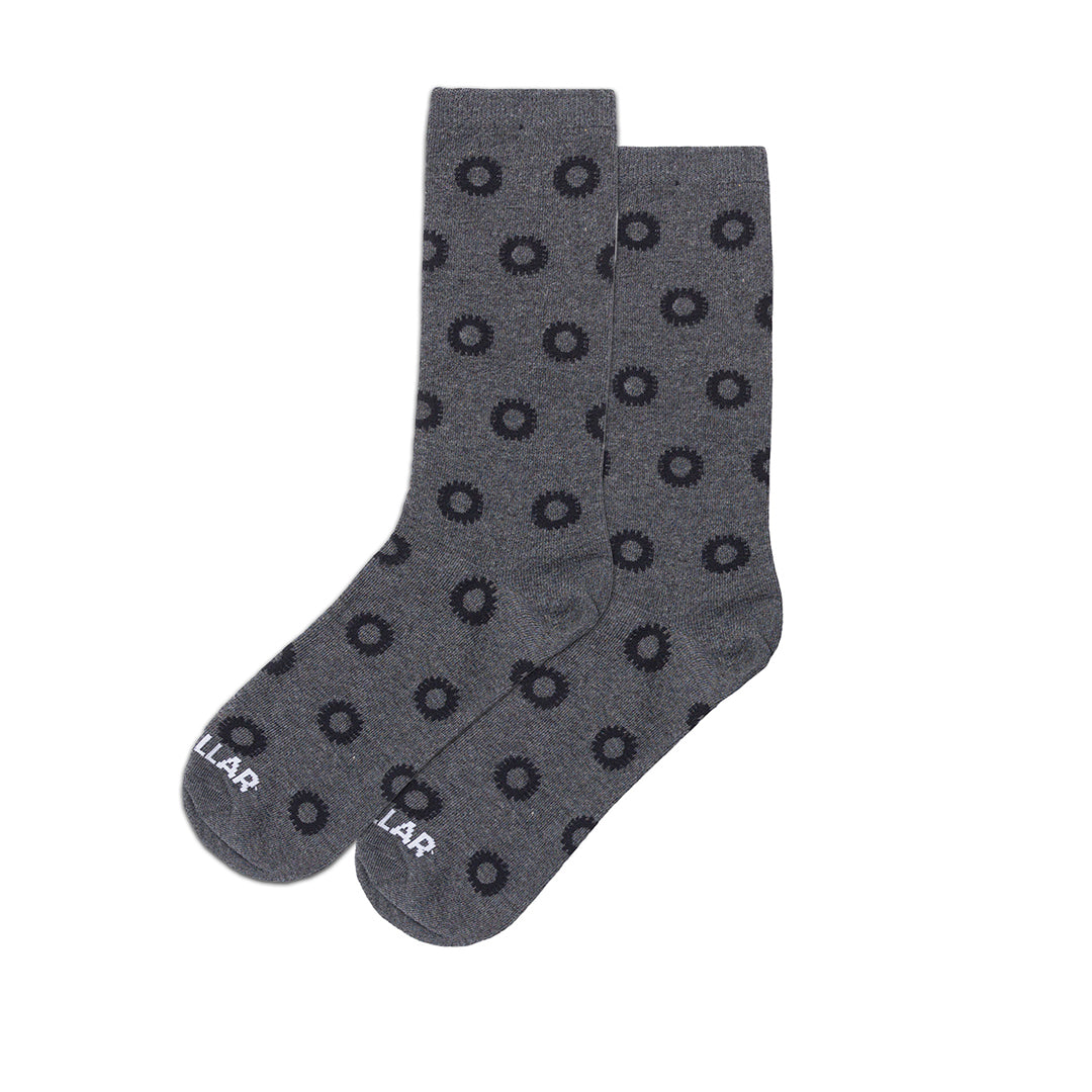 Calcetines Aop Tires unisex color gris