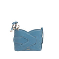 Cartera crossbody Femi para mujer color celeste
