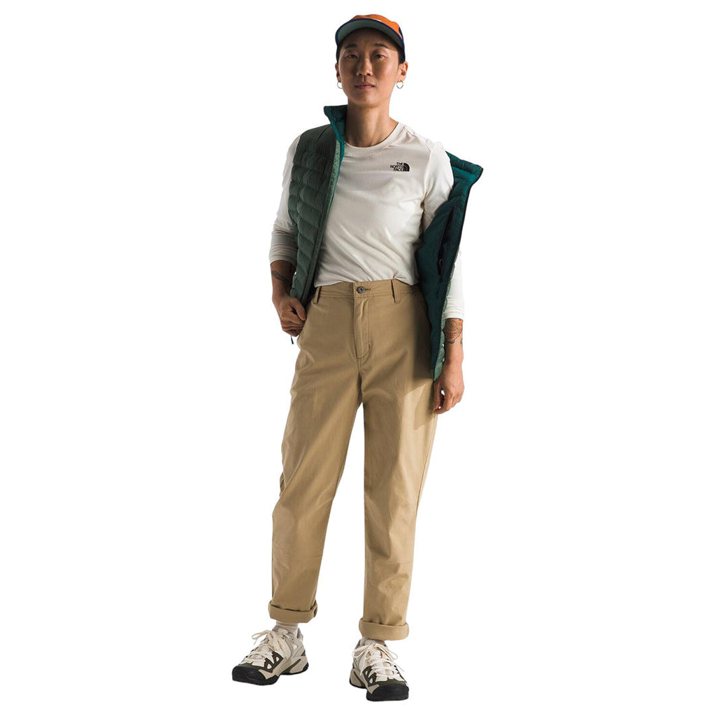 Pantalón Beta Utility para mujer color beige