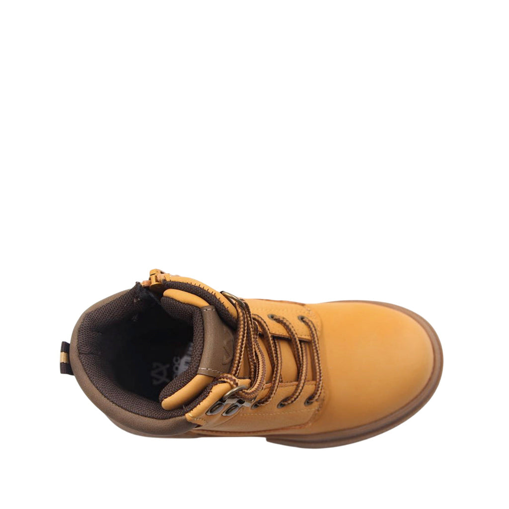 Botas Wilcox para niño color camel
