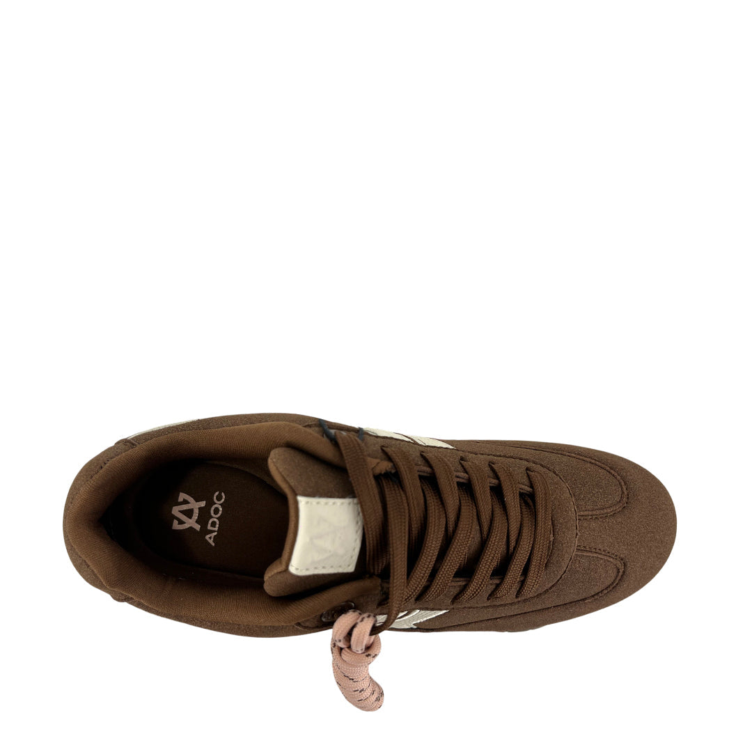 Sneakers Davis para mujer color café