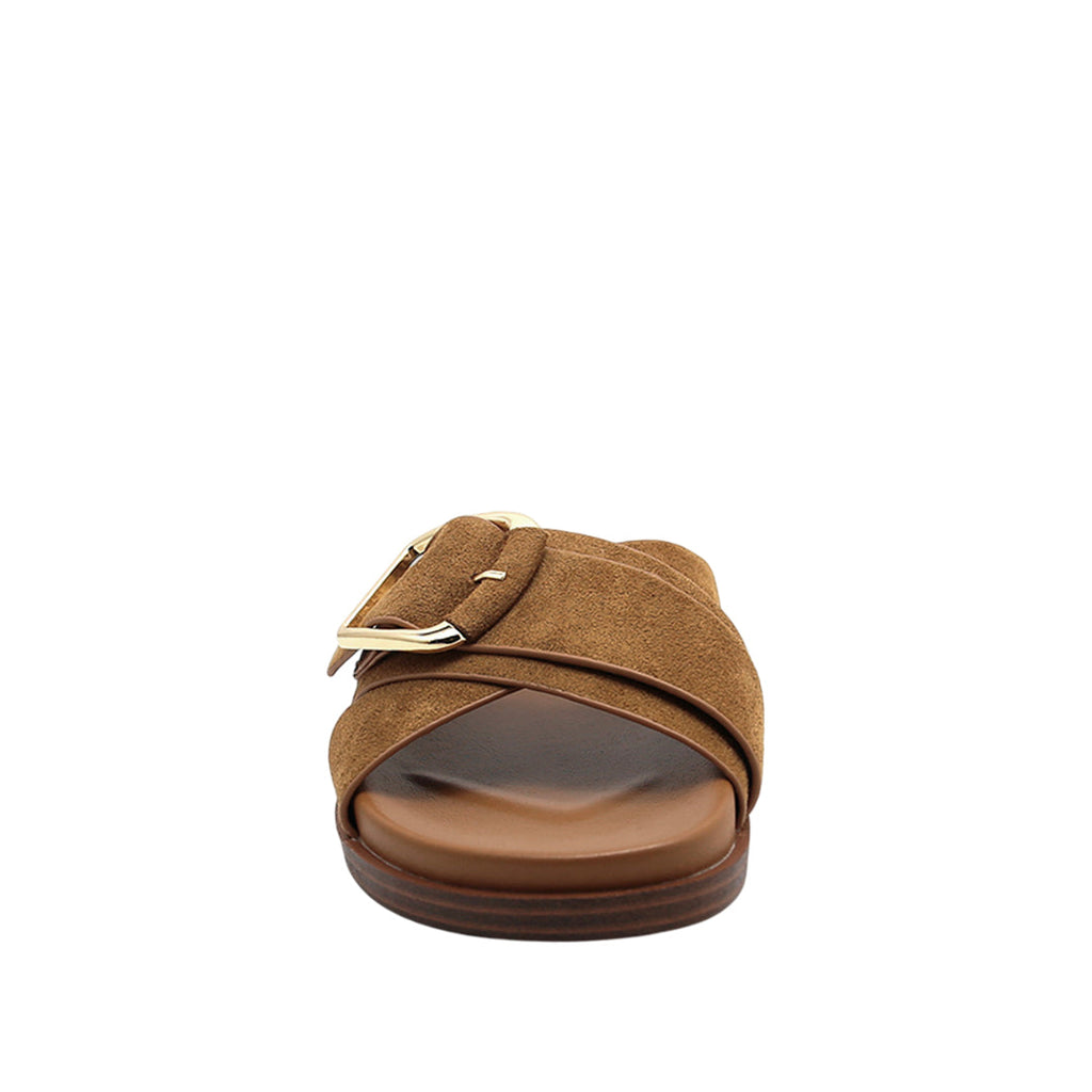 Sandalias flats Isha para mujer color arena