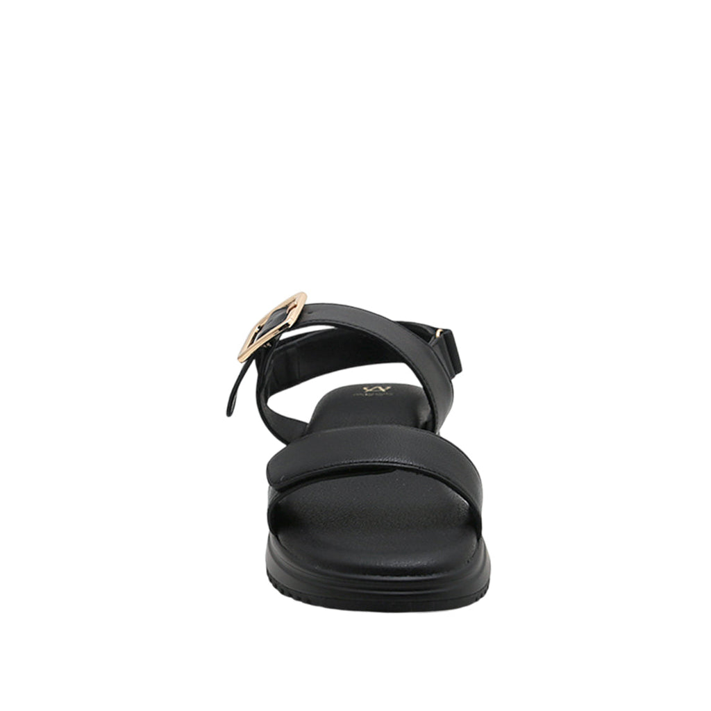 Sandalias de cuña Frida para mujer color negro