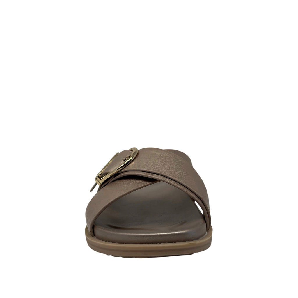 Sandalias flats Darci para mujer color oro rosa
