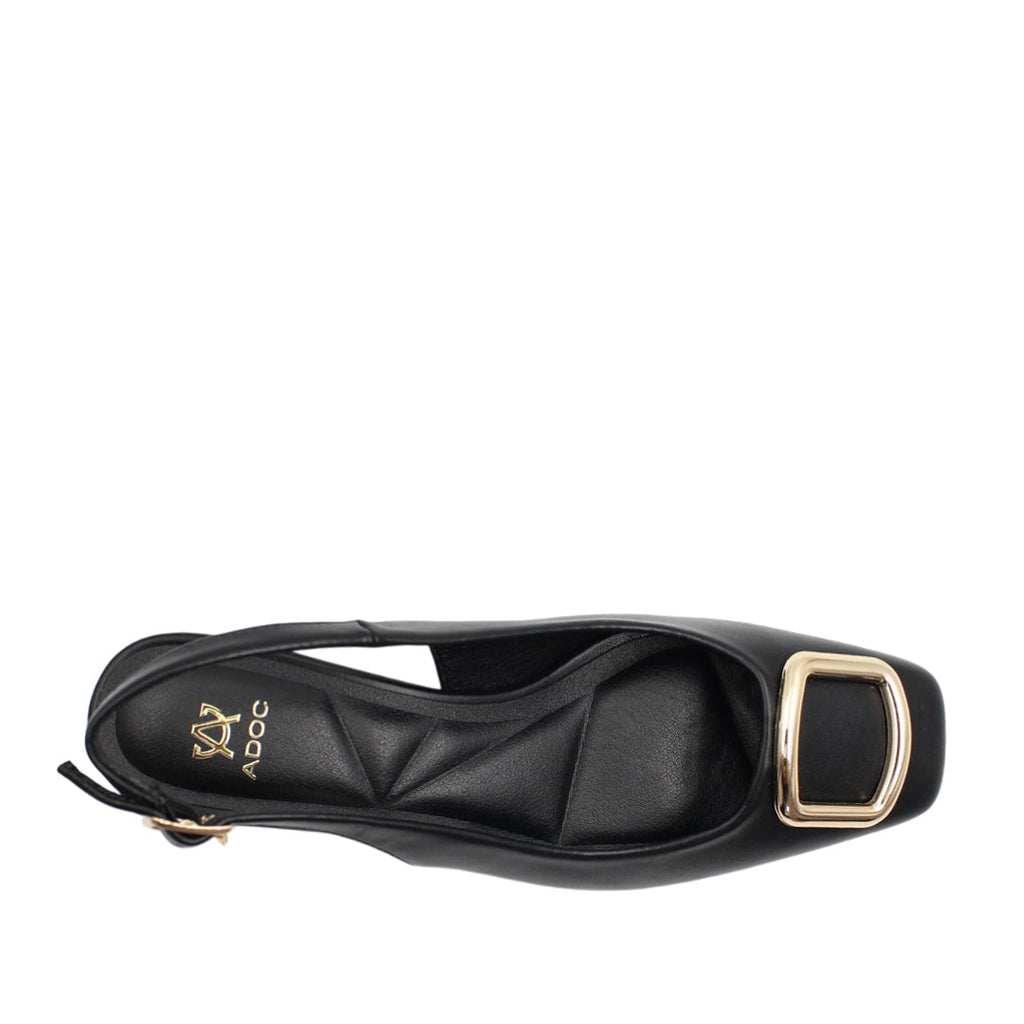 Tacones slingback Fiona para mujer color negro