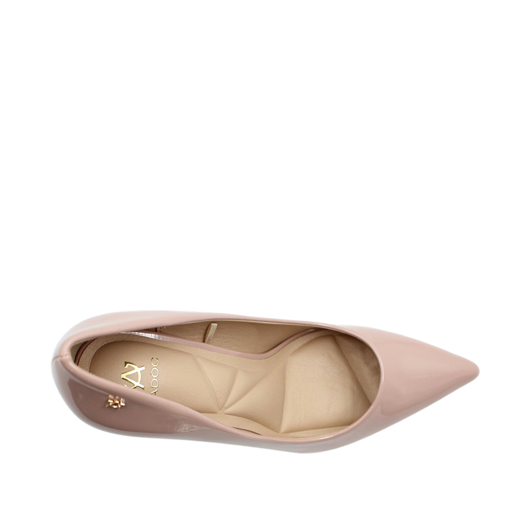 Tacones stilettos Sophia para mujer color blush