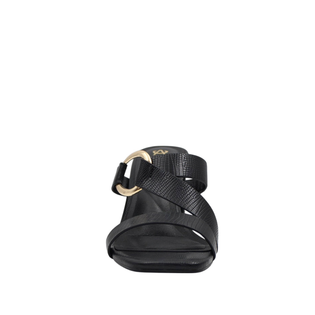 Sandalias de tacón Lorna para mujer color negro